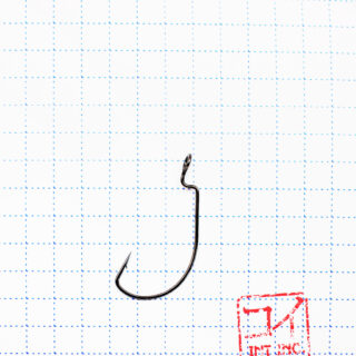 Крючок KOI "WIDE RANGE WORM", размер 8 (INT), цвет BN, офсетный (10 шт.)/100/