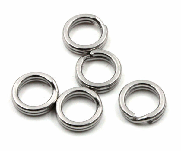 Заводное кольцо Namazu RING-A, цв. Cr, р. 6 ( d=6,3 mm), test-12 кг (уп.10 шт)/2000/3000/1000/