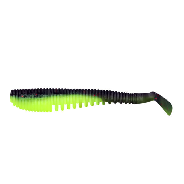 Виброхвост YAMAN PRO Legend Minnow, р.2 inch, цвет #32 - Black Red Flake/Chartreuse (уп. 6 шт.)