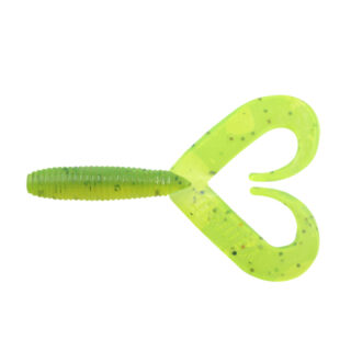 Твистер YAMAN PRO Loop-Two, р.4 inch, цвет  #10 - Green pepper (уп.5 шт)